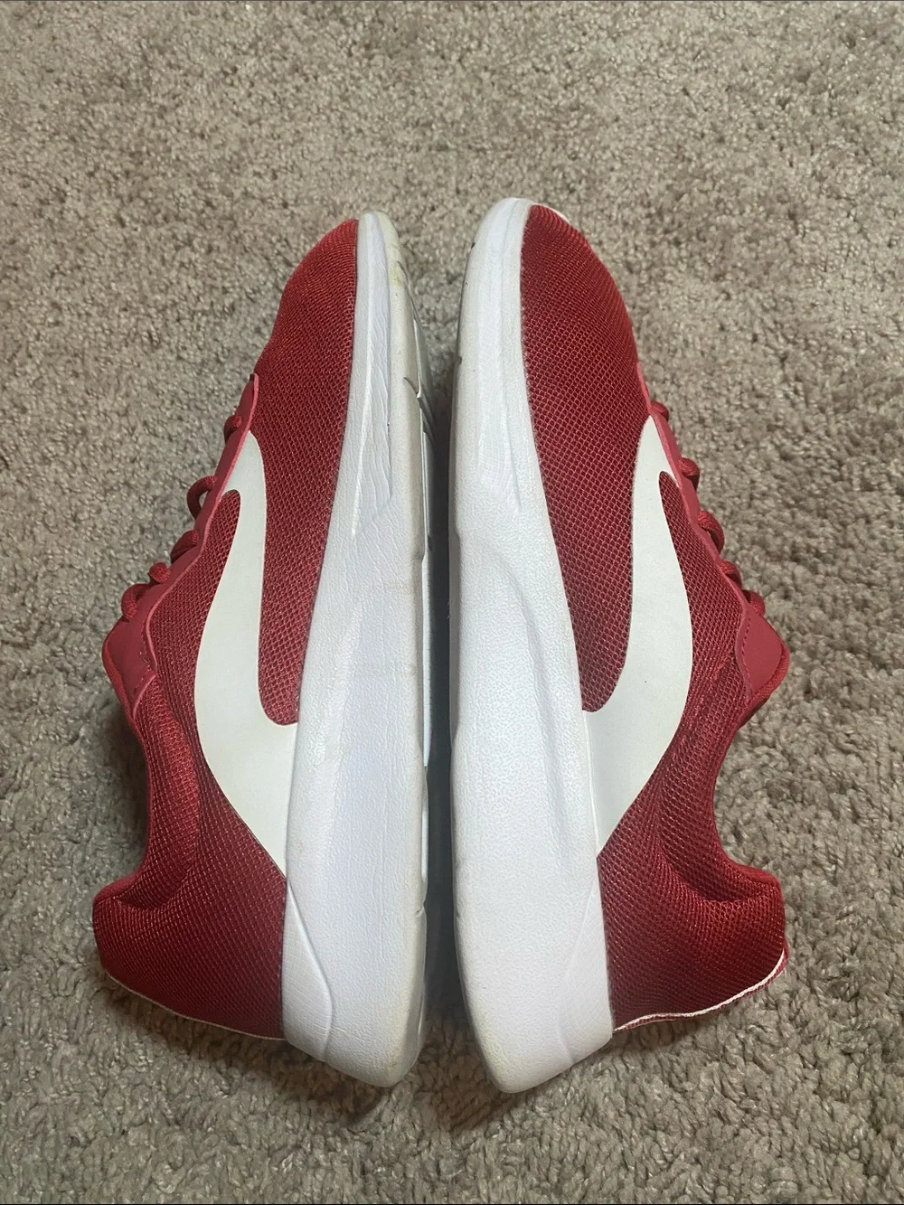 Athletic Works Red Running Sneakers with White Accent men’s 9